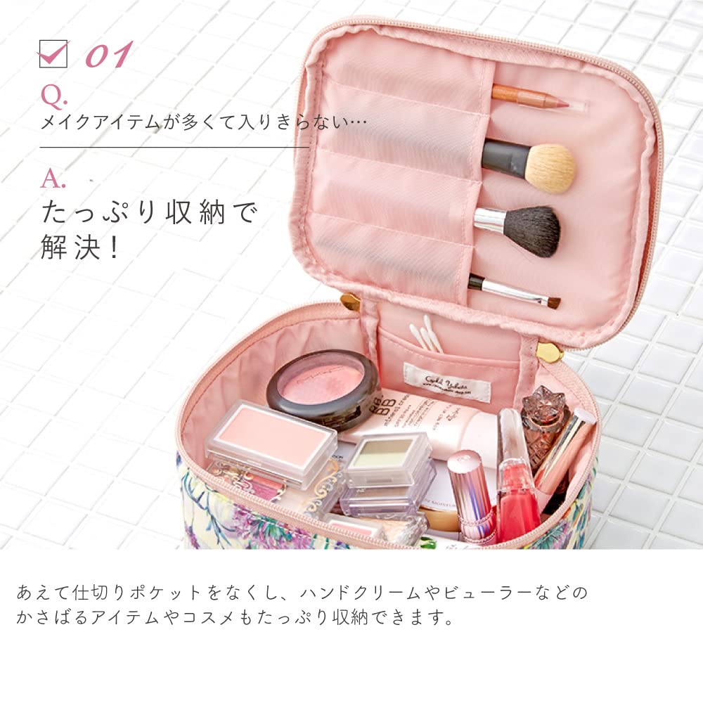 Косметичка Sanrio Characters Vanity Makeup Floral Large Сделано Little Twin Розовый Чехол, Чехол, Женский, Принт, Вместимость, Милый, Кисть, Карман, Стильный, Портативный,