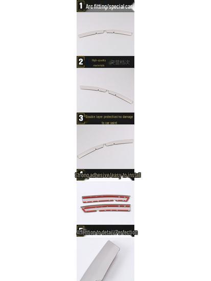 CX-5 Front Grille Trim & Hood Anti-Scratch Bumper Strip Accessories (2017)