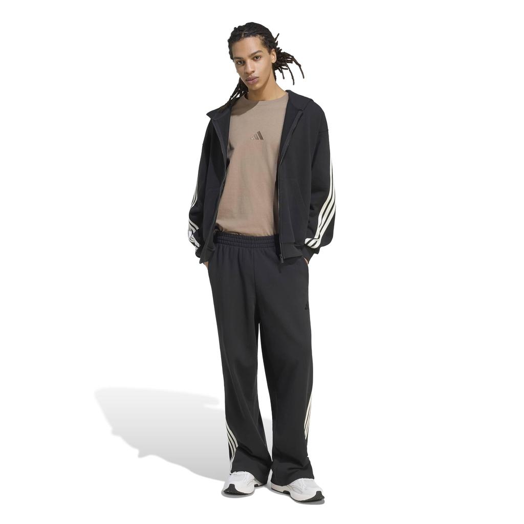 КОМПЛЕКТ Худи CT626 2L [Adidas] С 3 полосками, на молнии, мужская, черная/бежевая (KW2367)