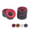 4PCS RC Beadlock Wheel Rim Set 1,9 дюймов Алюминиевый сплав 1/10 RC Автомобильная ступица колеса для осевого SCX10 I II II