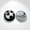 2pcs 82mm 74mm Car Front Hood Bonnet Emblem Logo Rear Trunk Badge For BMW E34 E36 E46 E61 F90 E91 E92 F07 F10 E60 F18 F20 F30 CW4
