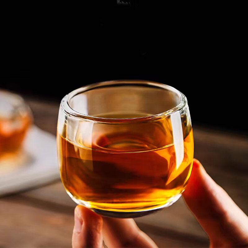 ZISIZ Прозрачные термостойкие ручной работы стеклянные стаканы, набор из 6 штук