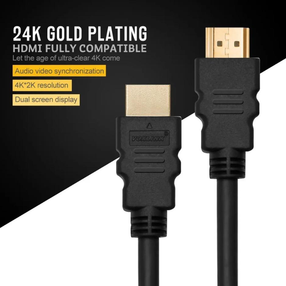1/3/5M Позолоченный HDMI Кабель Интерфейс Мультимедиа Высокой Четкости Видеокабель для HDTV 4K 1080P 3D Поддержка HDMI Разветвитель Переключатель