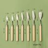 7Pcs Cake Palette Knife for Baking Oil Paint Knives Painting Spatula for Art Small Clay Tools Cake Decorating/Design  1023413
