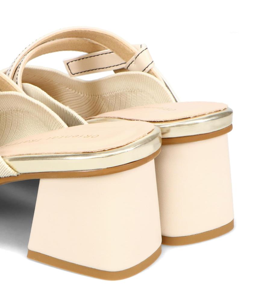 Крупная и мелкая трикотажная лента см E [Oriental Traffic] Туфли-лодочки, размеры, туфли-лодочки, мюли, туфли-лодочки, средний каблук, женские 51120, 23,0 - 23,5 см,