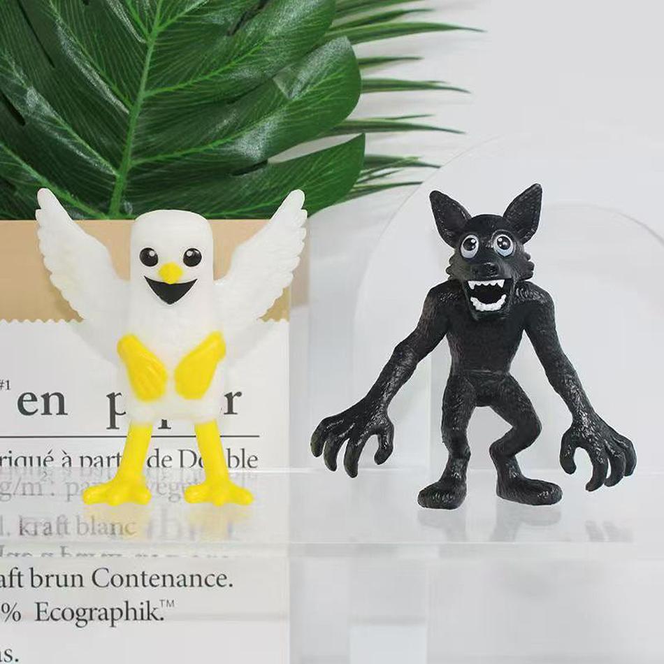 Новый 99 ночей в лесу Сова-олень Коза Игрок Главный герой Персонаж Набор моделей монстров Сборная фигурка Пластиковые игрушки Подарки