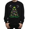 Elf Mens Christmas Tree Sweatshirt