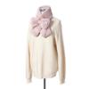 PAUL & JOE ACCESSOIRES Faux Fur Ribbon Scarf, Pale Pink (Women’s Scarf)