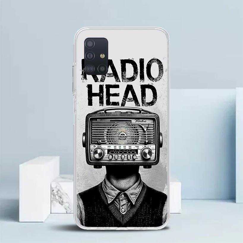 Bnad R-Radiohead Soft Cover for Samsung Galaxy A12 A22 A32 A52 A72 A02S Phone Case Note 20 Ultra 10 S10 Plus A51 A71 A50S A20S A