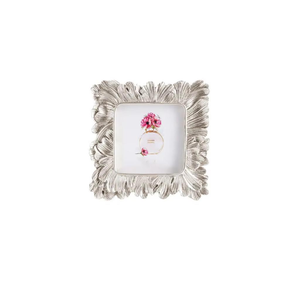 Антикварный держатель для фото, легкая фоторамка, украшения, рамки для фотографий в виде листьев, гостиная