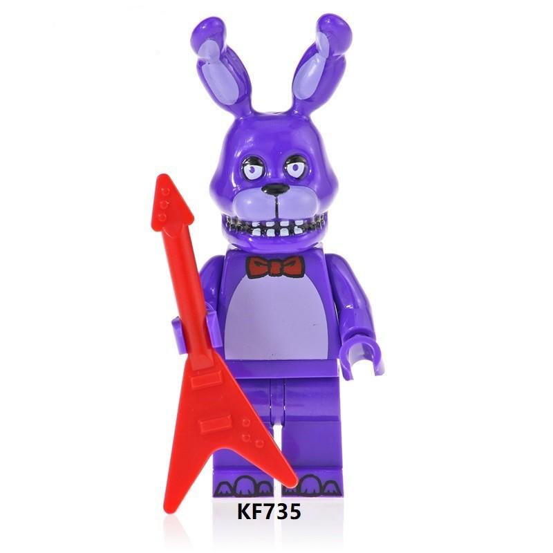 Lego FNAF Строительные блоки Foxy Chica Bonnie Five Nights At Freddy Фигурки Игрушка-головоломка Подарок