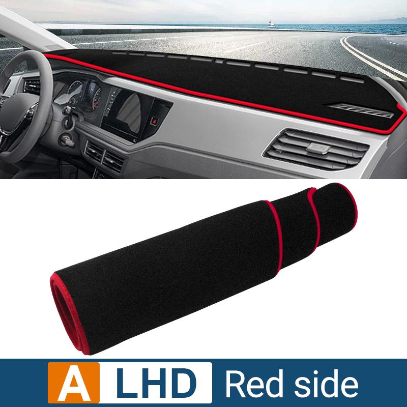 Для Volkswagen VW Polo AW1 BZ1 2017 2018 2019 2020 2021 2022 2023 чехол на приборную панель автомобиля избегайте света анти-УФ ковер нескользящий коврик