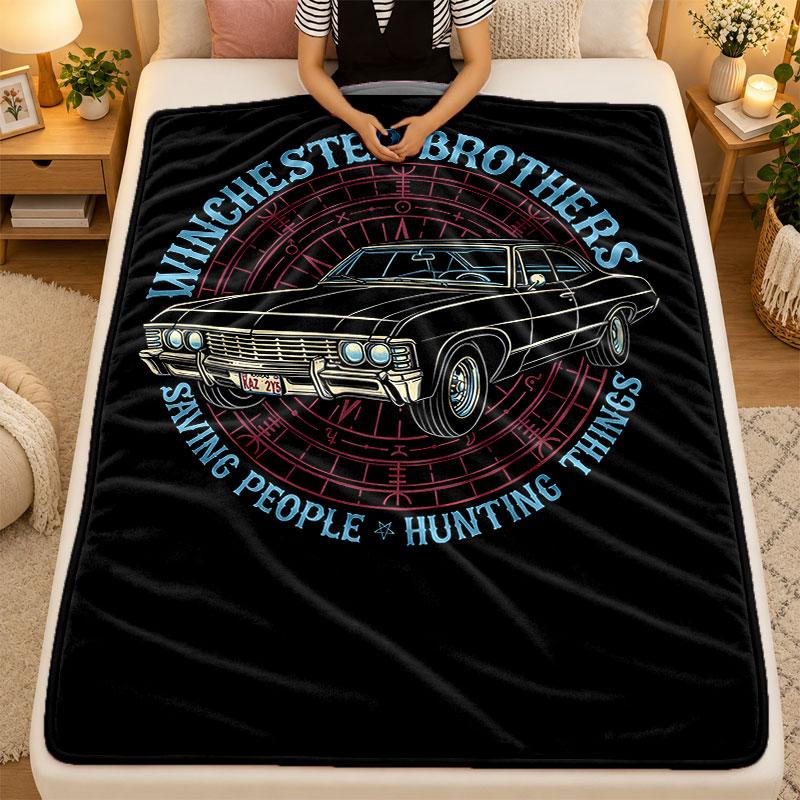 Flannel BlanketSupernatural Warm Soft Throw Blanket for Indoor Sofa Bed Living Room Use