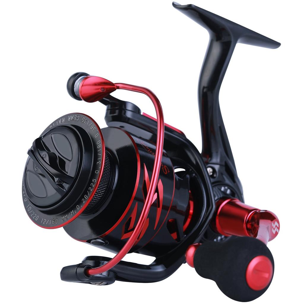 SOUGAYILANG 12 + 1BB Spinning Fishing Reels 5.2: 1 / 6.2: 1 High Speed Gear Ratio Smooth Powerful Freshwater / Saltwater Fishing Reel