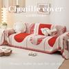 Double Sided Sofa Towel Living Room Universal Chenille Jacquard Skin Friendly Soft Sticky Cover Non Slip High Weight Cover Cloth