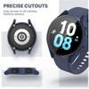 Чехол для Samsung Galaxy Watch 5 pro Case 45мм 4 5 6 44мм 40мм Защитная пленка PC Бампер Закаленное стекло Galaxy watch 6 Case