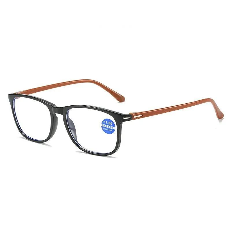 Vintage Round Frame Reading Glasses Men And Women Blue Light Blocking Presbyopia Glasses Ultra Lightweight Full Frame Eyeglasses
