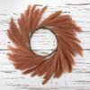 Simulation Wreath Beautiful Realistic Looking Easy Maintenance Simulation Wreath Simulation Pampas Grass Wreath Hanging Ornament