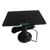 Portable 5W Solar Panel for Security Cameras - 360° Adjustable with USB C/DC Output, Compatible with Eufy Blink Reolink
