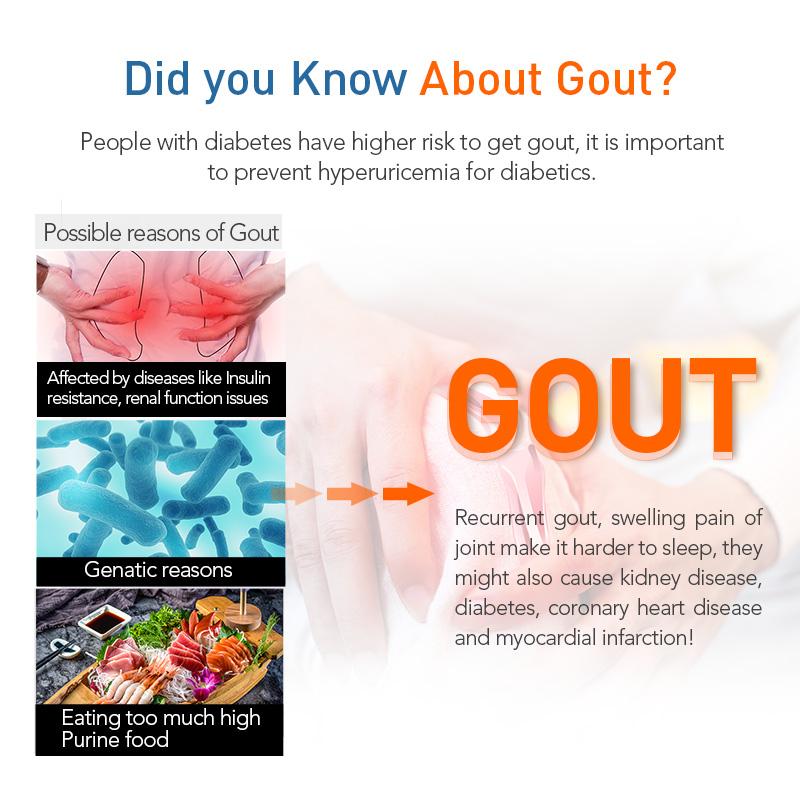 Sinocare Safe AQ UG 2 в 1 комплект для измерения уровня глюкозы в крови мочевой кислоты, двухфункциональный измеритель для диабета, подагры, беременных