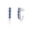 Серьги-гвоздики королевского синего цвета с настоящим кианитом и натуральными драгоценными камнями 2,4 карата, изысканные украшения для женщин и девочек, хороший подарок на день рождения