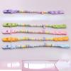 Baby Pacifier Leash Newborns Beads Soother Nippler Chain Newborn Baby Dummy Anti-lost Pacifiers Clips for Teether Nipples Care