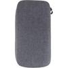 R250 Waterproof Smart Ride Pouch Super DX3 Double Coin Purse Gray Full-Open