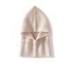 Cashmere blended one-piece French hat thickened warm knitted men's and women's autumn and winter scarf knitted wool hat
