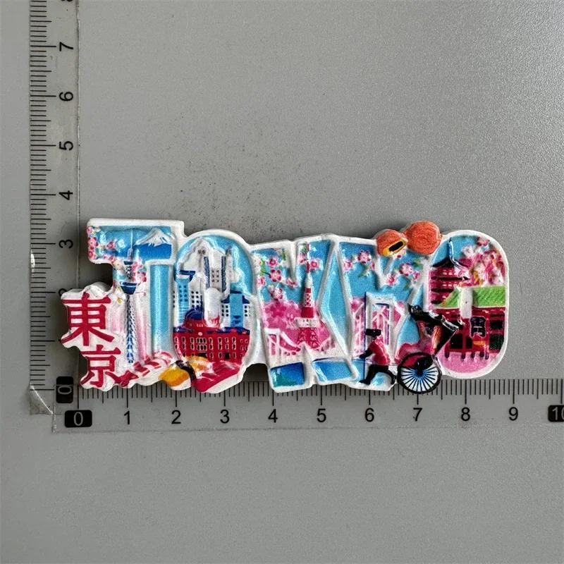 Японские магниты на холодильник гора Фудзи Токио Киото туристический сувенир ремесленные подарки смоляные магнитные наклейки на холодильник украшение дома