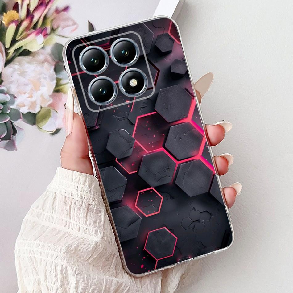 Чехол для телефона Xiaomi 14T Pro Mi14T 13T Pro Mi13T 2024 Новый модный крутой дизайн Мягкий силиконовый ТПУ Тонкий чехол