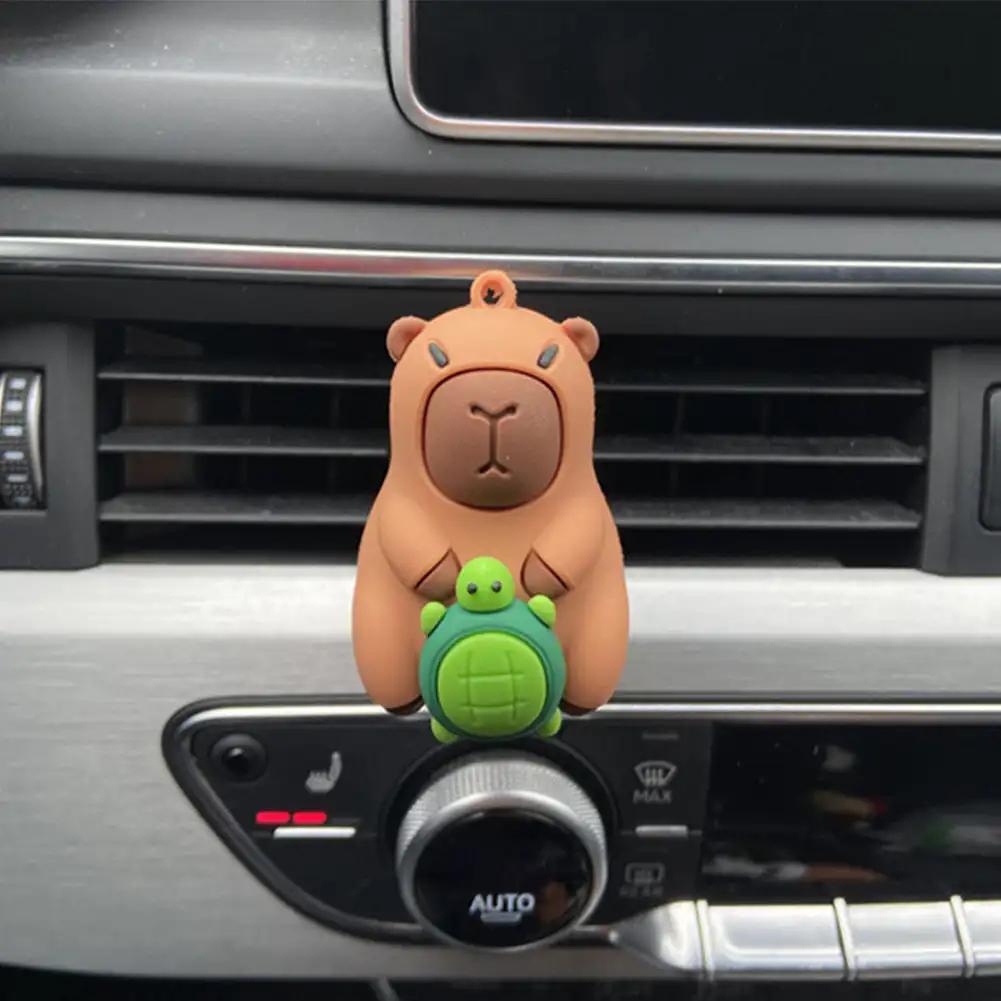 Прекрасный автомобильный воздуховод, ароматизатор, освежитель воздуха, украшение-капибала, зажим для ароматизатора воздуха, диффузор духов, декоративные аксессуары