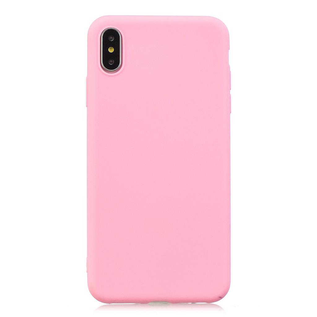 Simple Phone Case For Iphone 12 11 Pro Max Samsung A12 A32 Huawei P40 Honor 30 Xiaomi 10T Redmi 9T Soft TPU Solid Color Ultra Thin Slim Cover