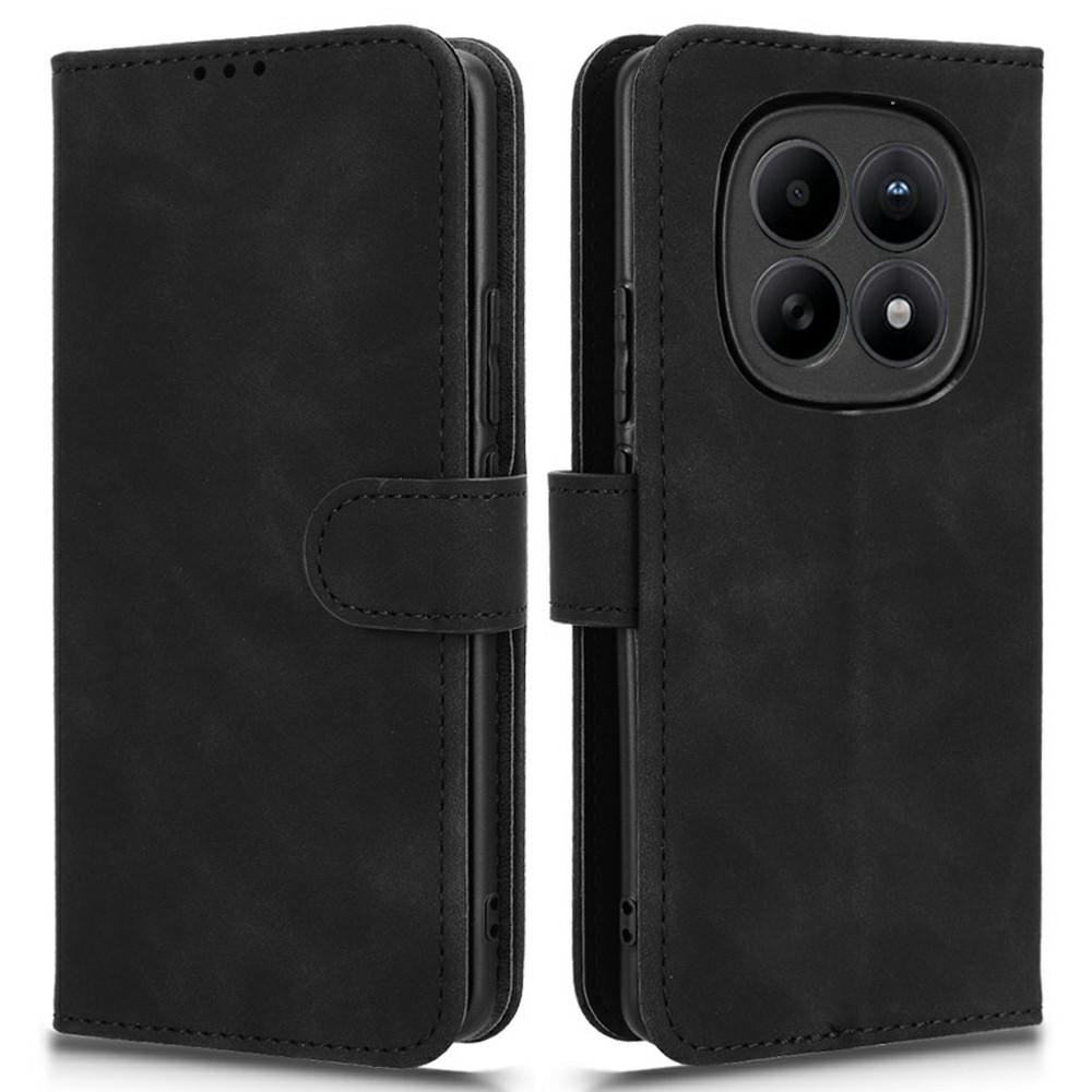 Для Xiaomi Poco M8 5G/Redmi Note 15 5G (Глобальный) Чехол из натуральной кожи с защитой от падений, чехол-книжка для телефона.