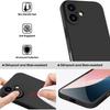 Чехол из жидкого силикона для iPhone 17 16 15 14 13 12 11 Pro Max 12 Mini iPhone 16 Plus 16e 17 Air Мягкий Защитный Противоударный Чехол