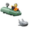 Игрушка LEGO City Погоня на полицейской лодке - Подарок на день рождения, Строительные блоки, Образовательная игрушка для мальчиков и девочек, Возраст 6, 7, 8, 9, Включает полицейскую машину, Транспортное средство