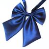 Japanese Style Collar Flower JK Bow Tie Solid Color Striped Ladies Imitation Silk Professional BowBank Waiter Hotel Worker