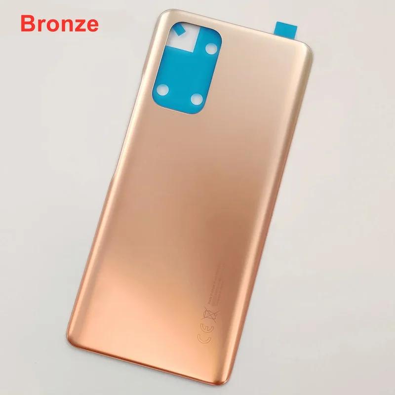 Стеклянная крышка аккумулятора для Xiaomi Redmi Note 10 Pro Max, жесткая задняя крышка, задняя дверная панель + клейкий клей, логотип