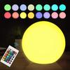 Remote-Control Seven-Color LED Night Light Sphere for Holiday Home Décor