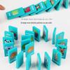 Wooden Educational Fruit & Animal Domino Building Blocks for Kids