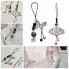Винтажный брелок Бабочка Шарм для телефона Подвесной шнурок Цепочка для мобильного телефона Сделай сам Ручная работа