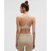 Lululemon Flow Y BrA Nulu Light Support AC Cups Sheer OAk