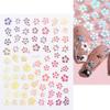 Nail Accessories Laser Nail Sticker Nail Art Decoration Flower Nail Sticker Holographic Nail Decals