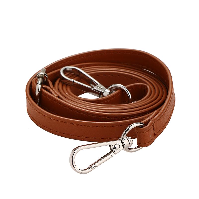 125cm Long Bag Strap PU Leather Shoulder Bag Strap 1.2cm Wide Accessories For Handbags Fashion PU Bag Strap For Crossbody Belts