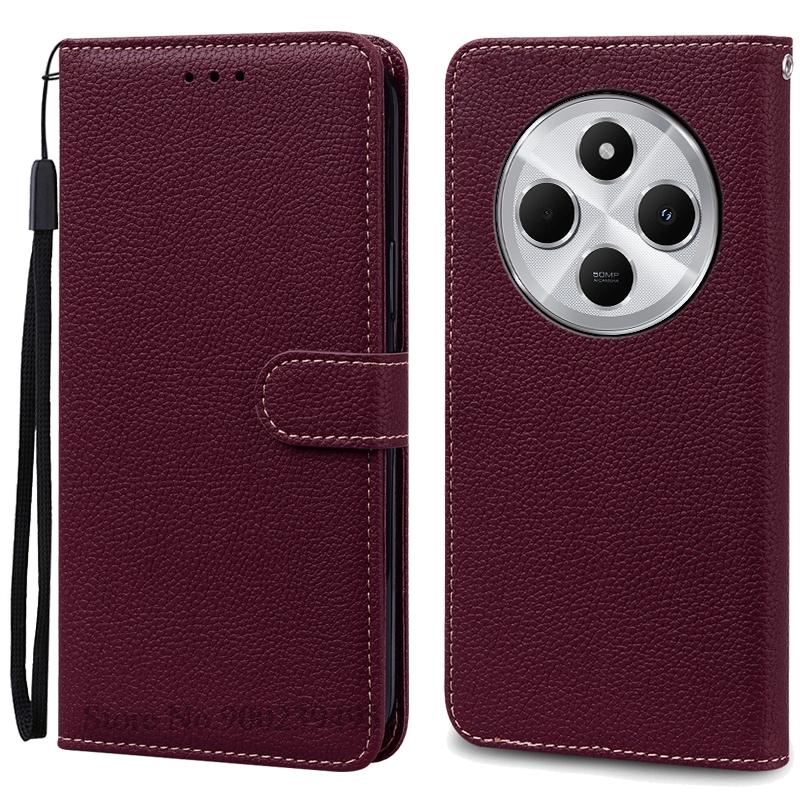 For Redmi 14C 4G Case Soft Silicone Pu Leather Wallet Flip Case For Xiaomi Redmi 14C Case Stand Book Cover For Redmi 14 C Fundas