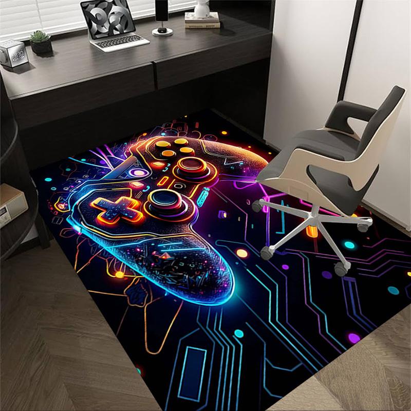 1PC gamepad technology Extra Large Non-Slip Floor carpet, Office, family, bedroom, Studio - Large Area RugJ0348