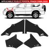 1Set Fender Liners Splash Guards Shield Apron Seal Mud Flaps W Clips For Toyota Land Cruiser Prado J120 J150 2003 - 2020 LC3 LC4 LC5