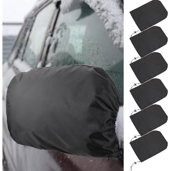 Frienda 6 Pieces Waterproof Side Mirror Covers Auto Rearview Protection Cover Exterior Rear View Accessories Car Mirror Accessories With Drawstrings