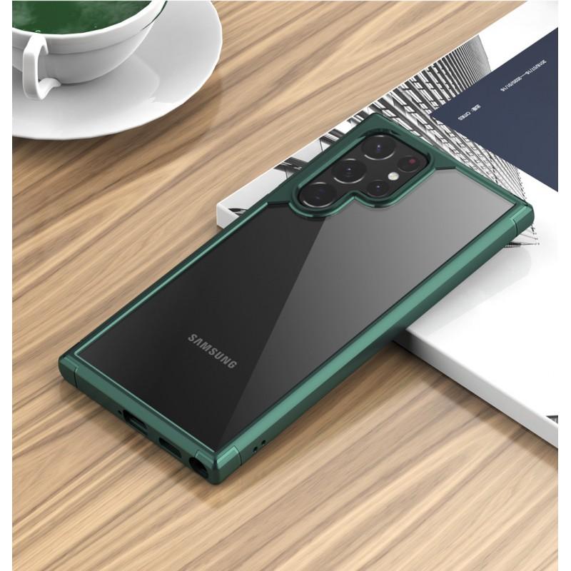 Ударопрочный чехол для телефона из ТПУ/ПК Galaxy S22 Plus Ultra Зеркальная задняя крышка Защита от царапин и падений