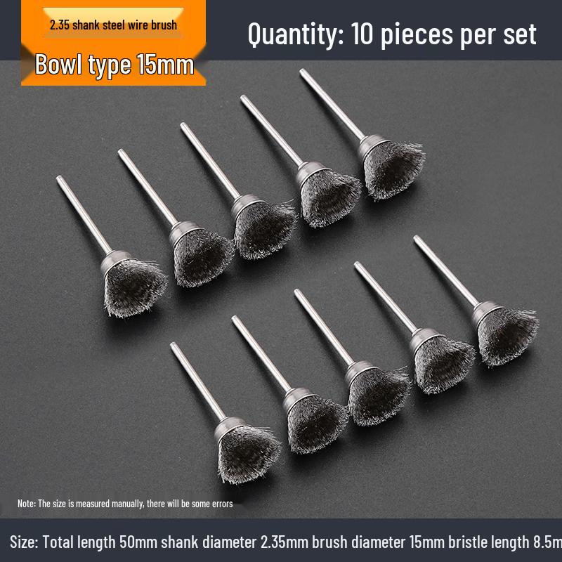 Electric Grinder Steel Wire Brush Polishing Head for Rust Removal and Walnut Polishing