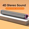 4D Computer Speaker Bar Stereo Sound Subwoofer Bluetooth Speaker For Macbook Laptop Notebook PC Music Player Wired Loudspeaker